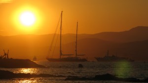 Super yachts at St Tropez (author's own image)