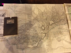 An c.1855 military map of the Crimean theatre, from Francis Herbert's personal collection. © 2015 The Author.